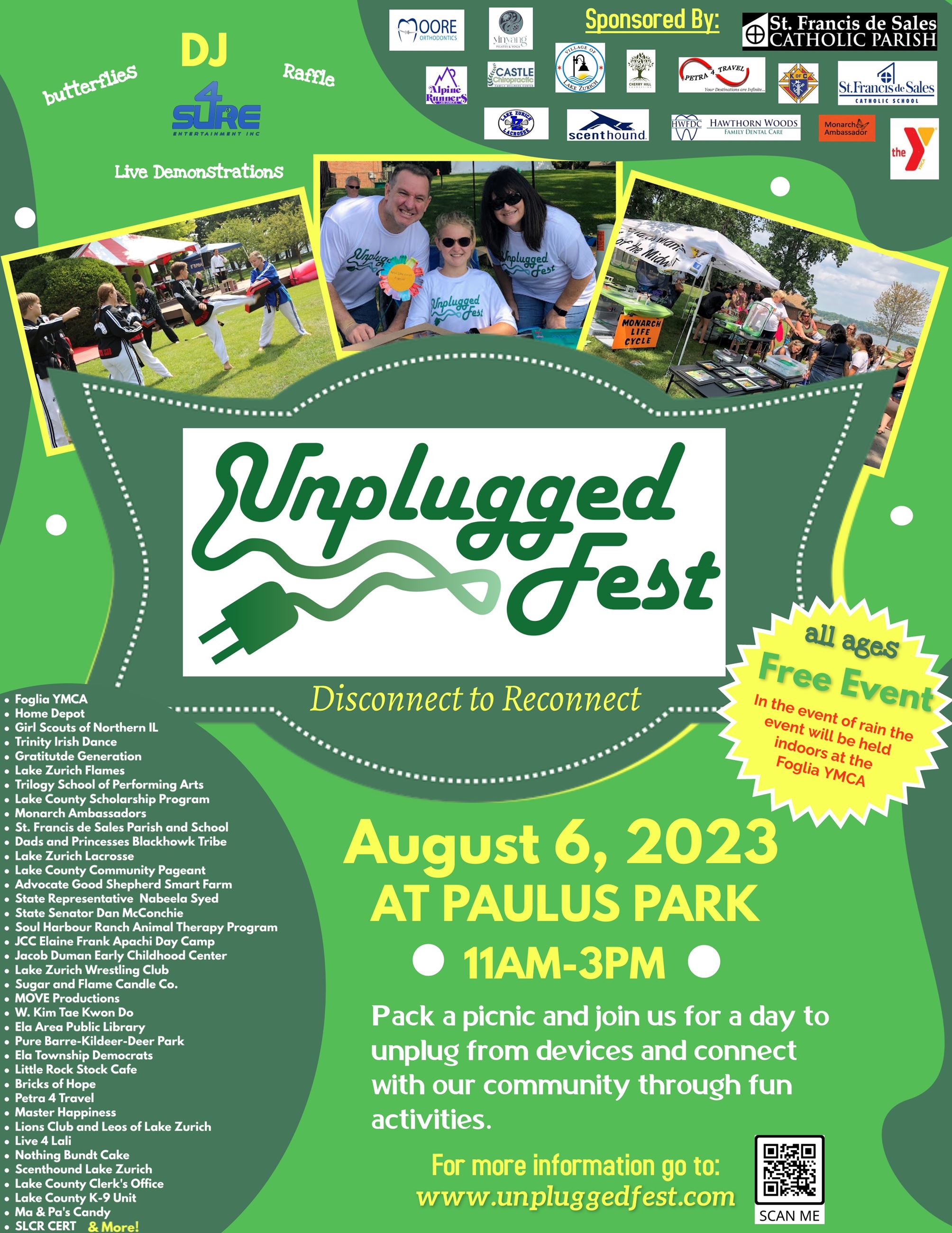 Unplugged Fest Event Flyer 2023