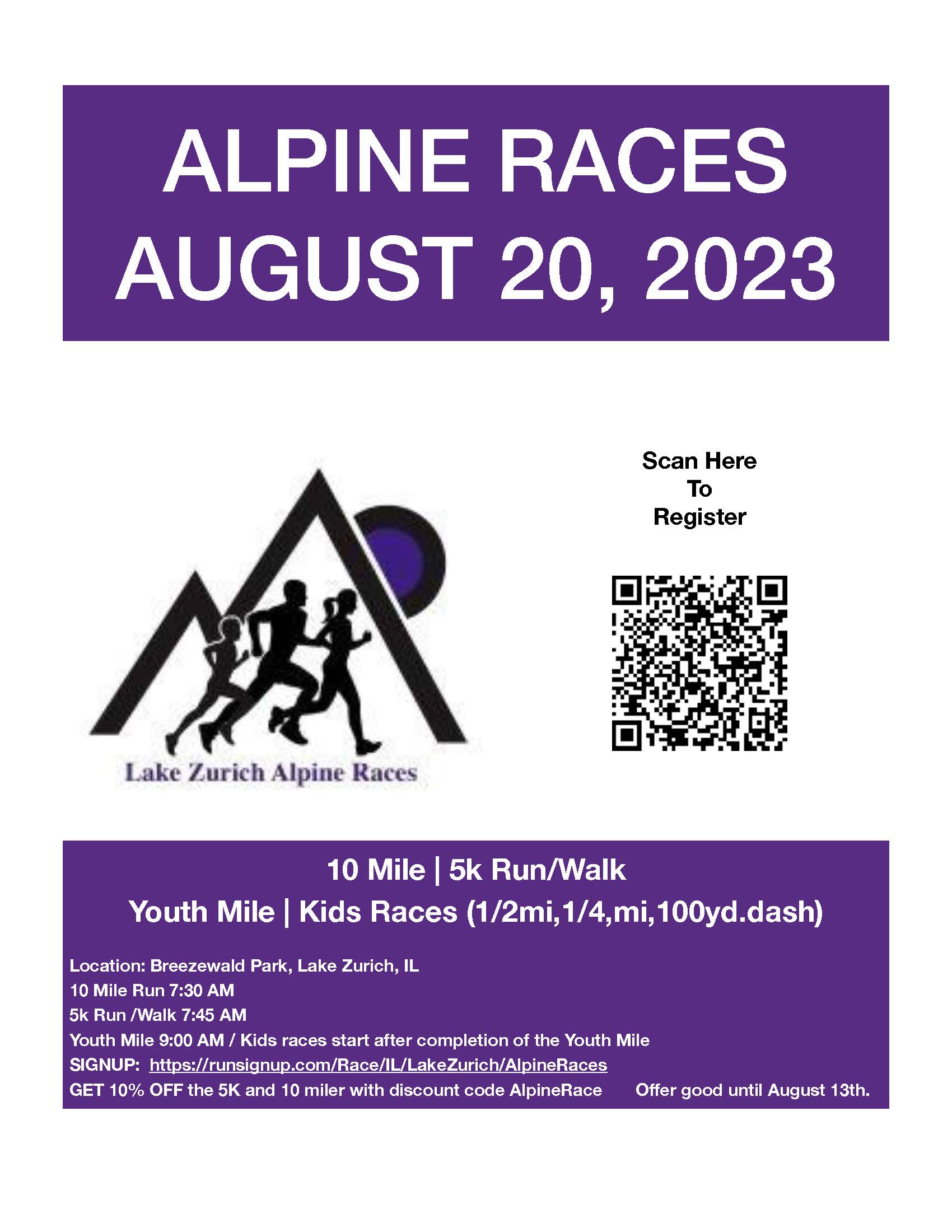 Alpine Races 2023 Flyer