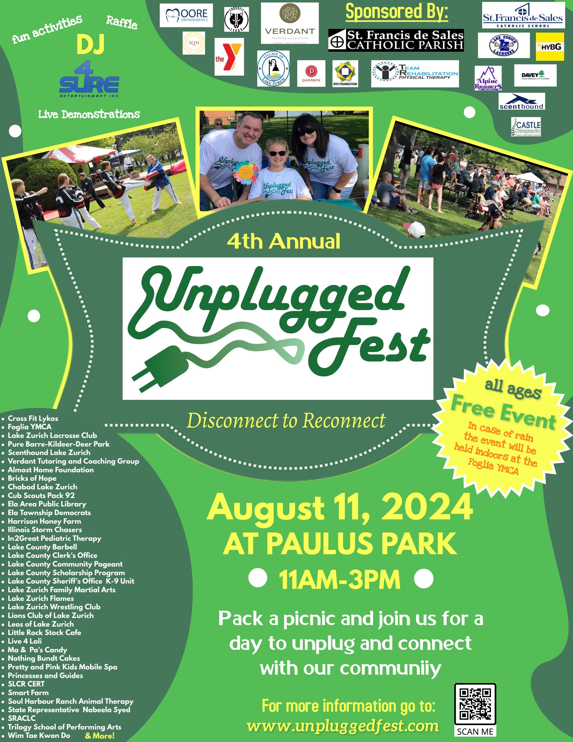 Unplugged Fest Event Flyer 2024