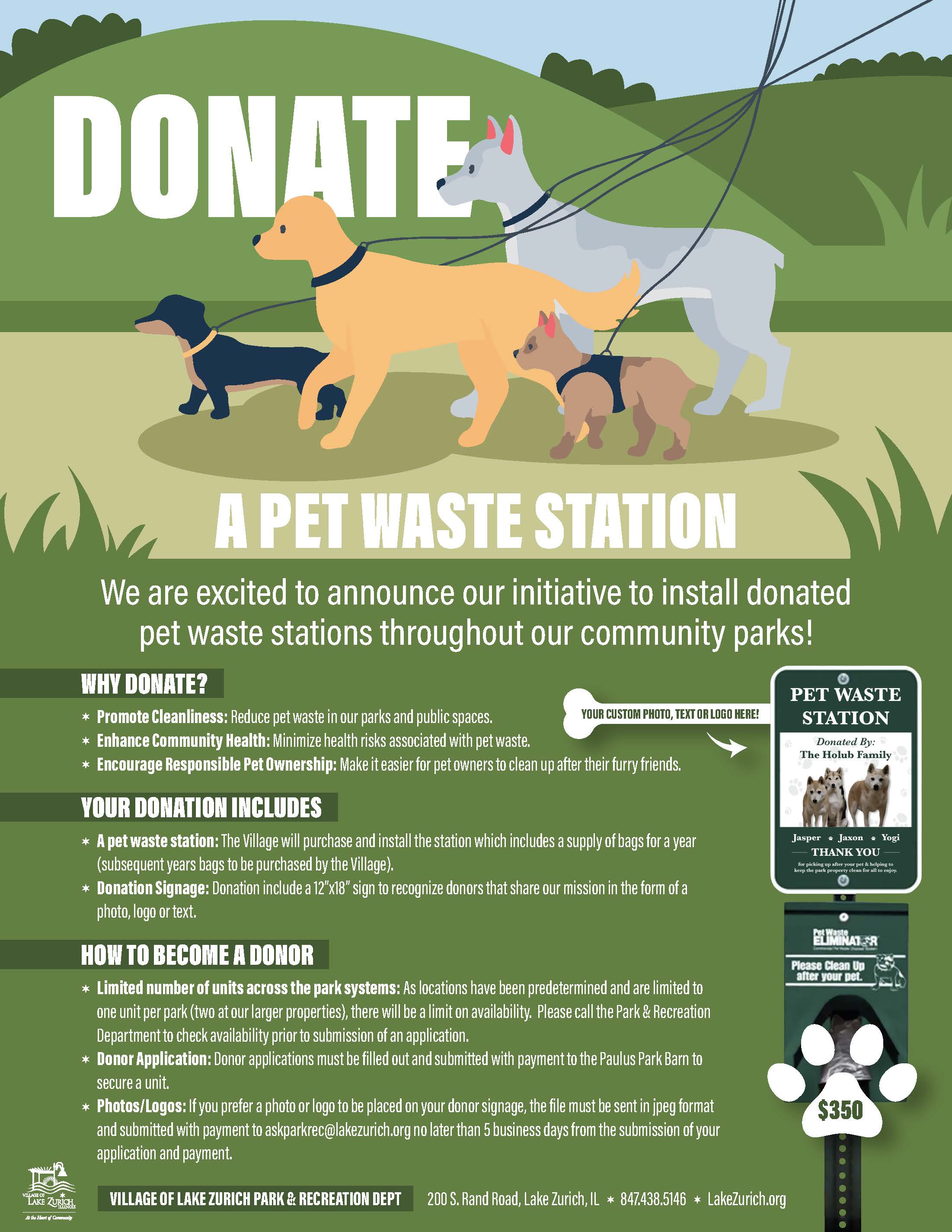 2025 Pet Waste Station Donor