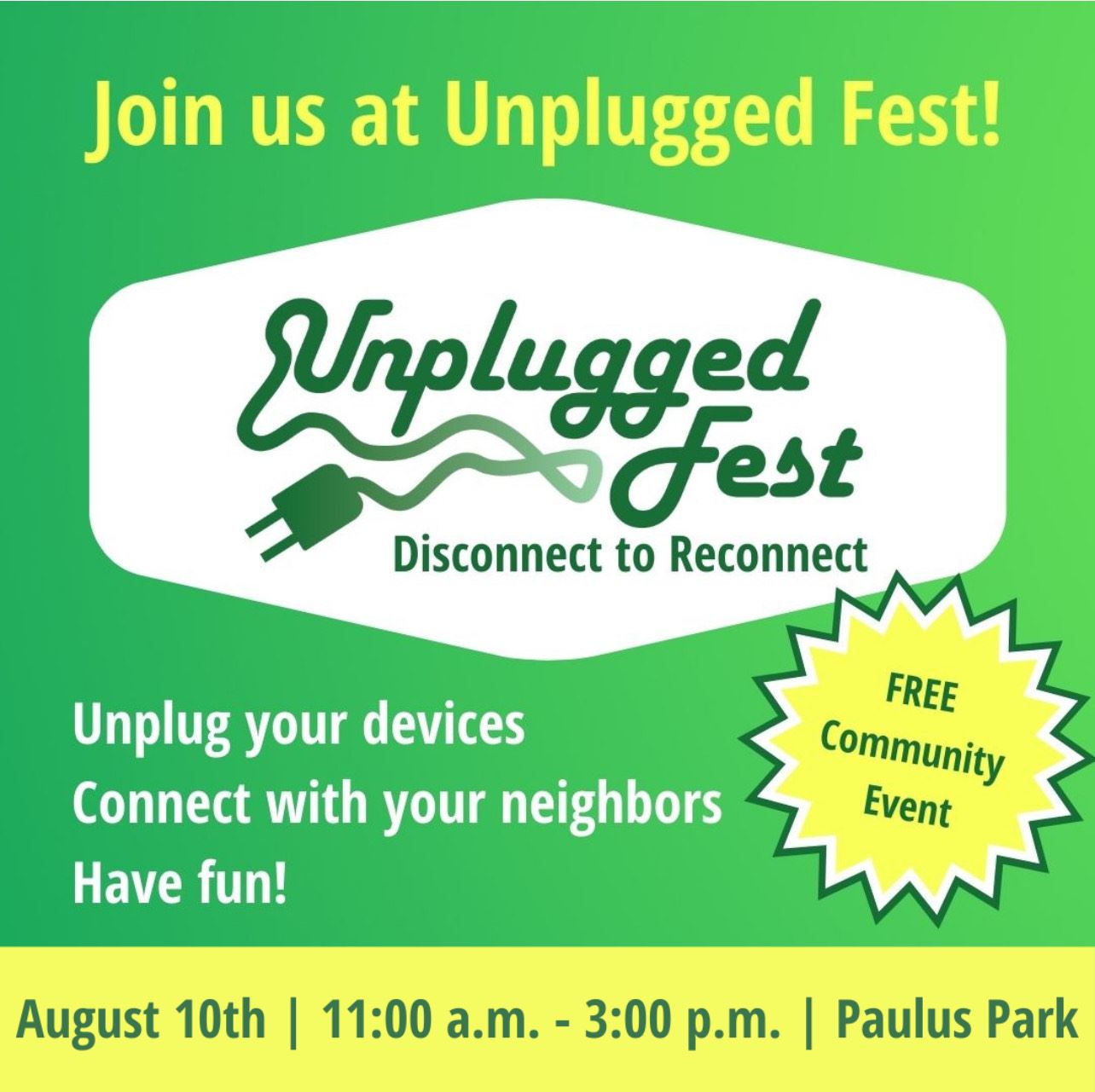 Unplugged Fest Graphic