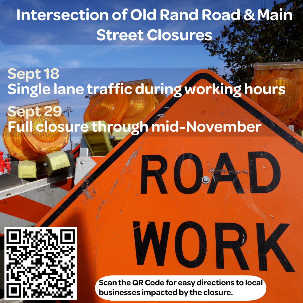 Traffic Advisory Main Street  Sept 2025-2